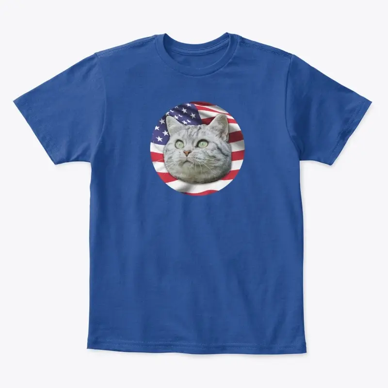 Patriotic Cat Logo