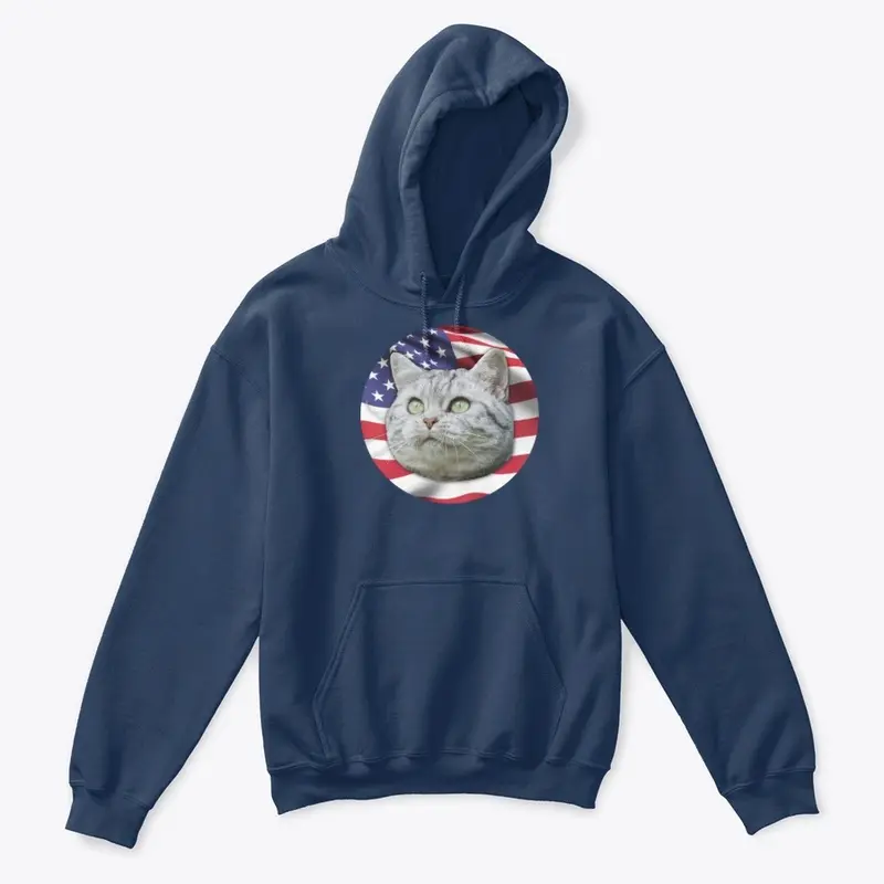 Patriotic Cat Logo