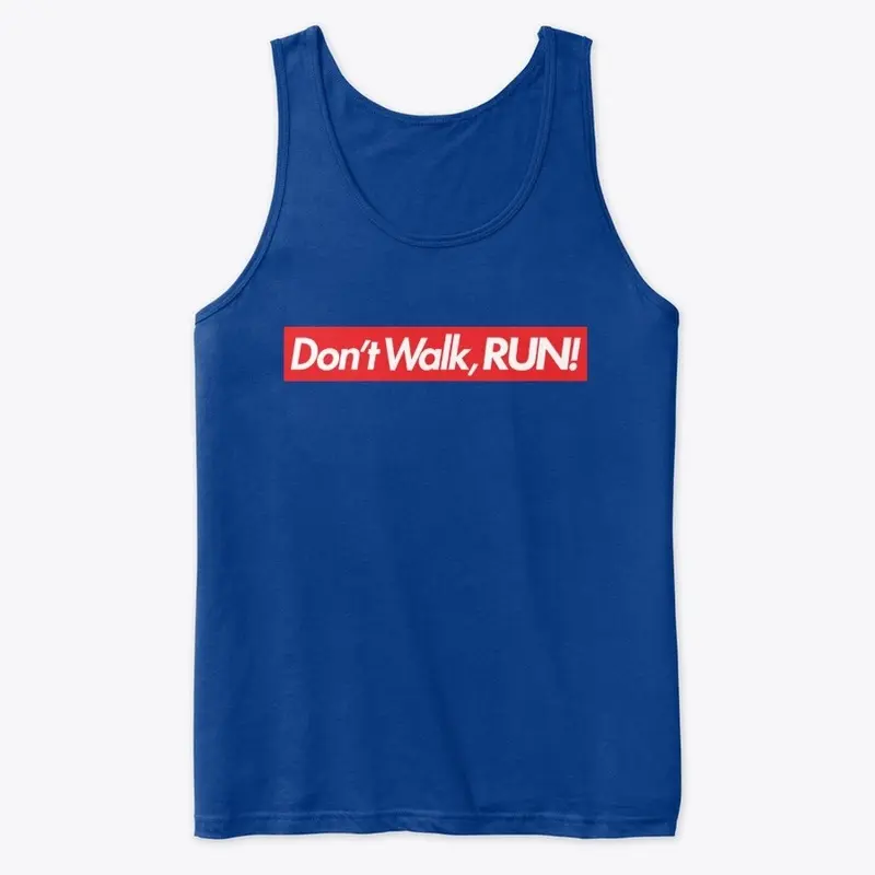 Don't Walk, RUN! (red box logo)