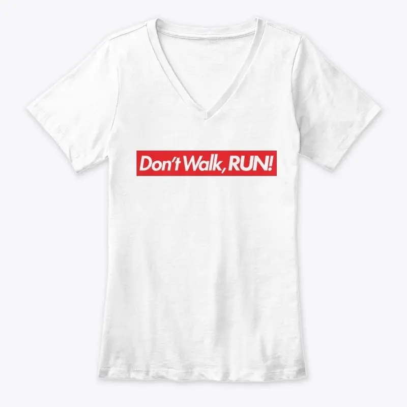 Don't Walk, RUN! (red box logo)