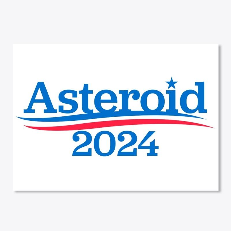 ASTEROID 2024 (blue and red)