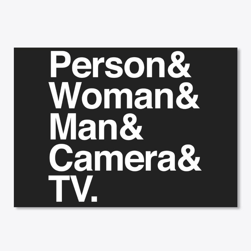 Person, Woman, Man, Camera, TV