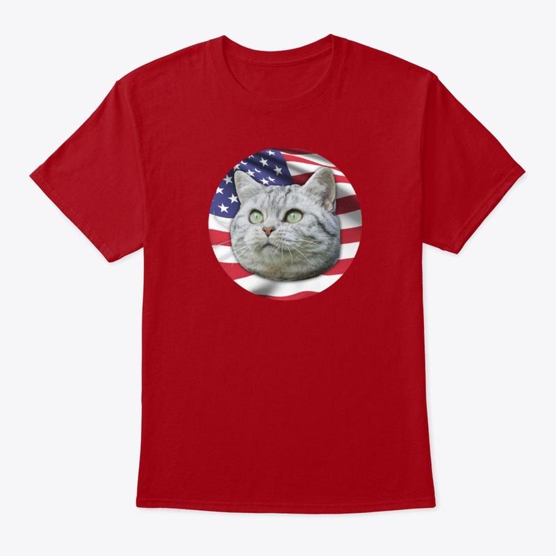 Patriotic Cat Logo