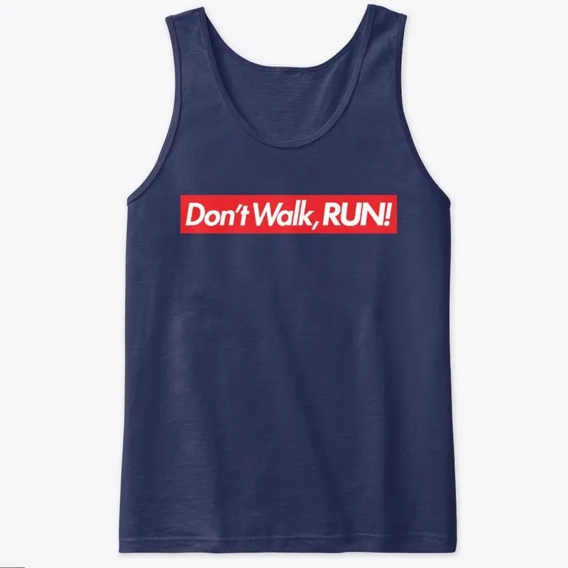 Don't Walk, RUN! (red box logo)