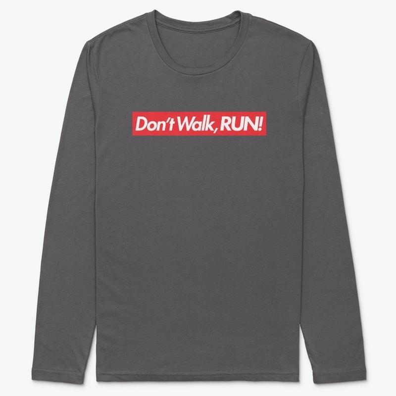 Don't Walk, RUN! (red box logo)